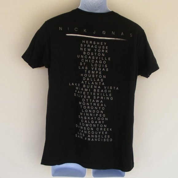 NICK JONAS Concert Tshirt, M, 2 sided, SS - Picture 6 of 9